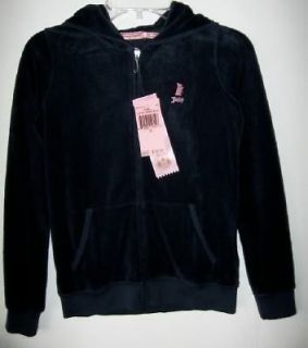 juicy couture girls navy terry hoodie 8 nwt  34 99 buy it 