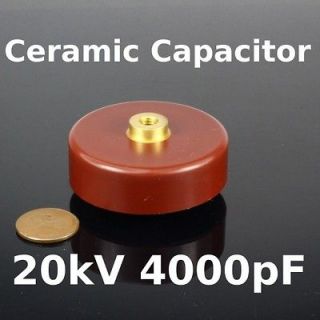   High Voltage Ceramic Capacitor doorknob HV , tesla coil ham radio