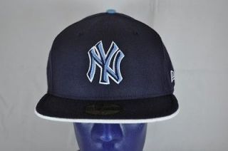 NEW ERA NEW YORK YANKEES NAVY BLUE/ BABY BLUE/ WHITE FITTED HAT (HATS2 