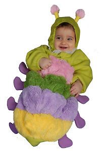 Baby Caterpillar Bunting Infant Halloween Costume Size 6 12m