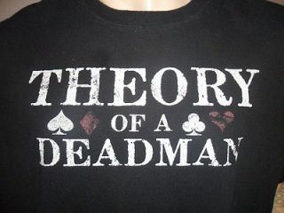 THEORY OF A DEADMAN TSHIRT Rock Band Concert Tour FREE USA SHIPPING 
