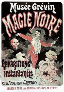 musee grevin magie noire magic poster  9