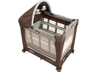 graco baby travel lite portable crib notting hill new great