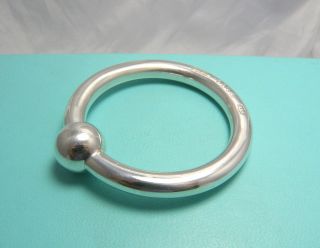 tiffany co sterling silver 1837 baby rattle 