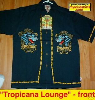 tropicana lounge petro large mambo loud shirt tiki
