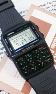 Casio DataBank Calculator 100 Data World Time Alarm Rasin Digital 