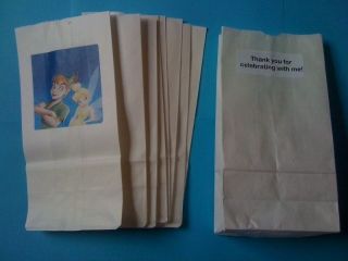 12 peter pan and tinkerbell party favor loot bags time