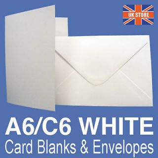 50 x a6 white card blanks envelopes wedding party time