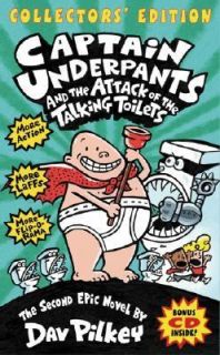 Captain Underpants and the Attack of the Talking Toilets Bk. 2 by Dav 