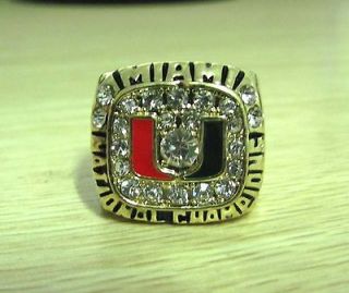 Newly listed Miami Hurricanes Name Torretta National championship ring