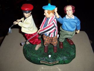 three stooges golf animatronic  48 00 or