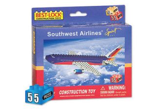 Southwest Airlines Spirit One 55 Piece Construction Toy with 