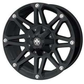   RIOT 6X135 RIMS WITH LT 285 70 18 TOYO OPEN COUNTRY MT WHEELS TIRES