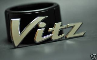 vitz chrome badge emblem suit for toyota yaris echo from
