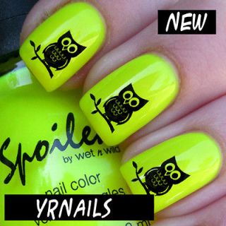 nail wraps nail art water transfers decals cute owls from