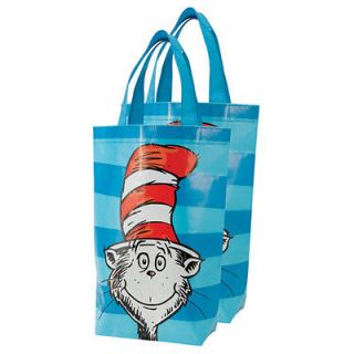 DR SEUSS CAT IN THE HAT ONE SMALL SHOPPING TOTE OR BAG 10 X 12 VR 