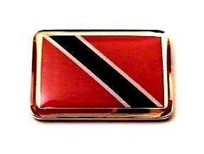 trinidad tobago flag gold plated lapel pin 