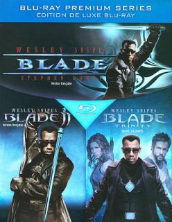 Blade Blade II Blade Trinity Blu ray Disc, 2009, 3 Disc Set