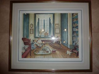 trisha romance playroom sentry limited edition print from canada time