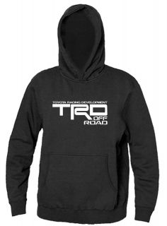   Road pullover hoodie sweater Black Toyota truck or yota car toyo 4x4