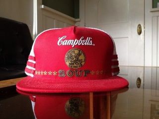 Supreme New York Hat Snapback Campbells Print Red Los Angeles Tokyo