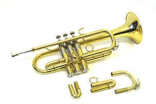   Off New E.F. Durand Gold Eb/D Trumpet w/Case, Mouthpiece, & Warranty