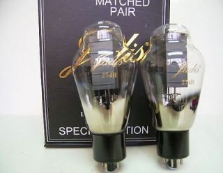 One(1) Matched Pair JADIS 274B Rectifier Tubes SPECIAL EDITION ST 
