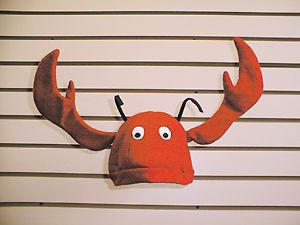 lobster hat red maine chef fish novelty funny new fun