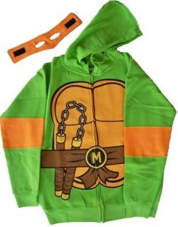   TMNT Teenage Mutant Ninja Turtles costume zip hoodie M L XL 2XL XXL
