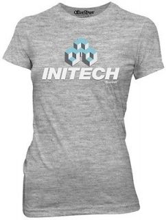 Office Space Initech Logo Funny TV Womens Fitted Medium T Shirt