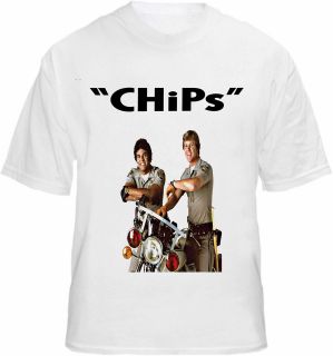 chip s shirt motor bike ponch estrada wilcox chips tv