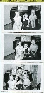 Vintage 1950s photos / Laughing Cute Little Kids Horse Around by 