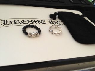 100 % authentic chrome heart two ring  610 00  