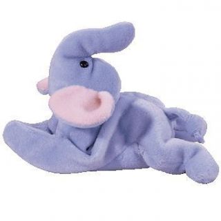 TY Beanie Baby   PEANUT the Elephant (light blue) (9 inch)   MWMTs