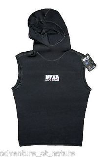 MAYA Hooded Wetsuit Vest Size L   3mm Ultra Stretch Neoprene