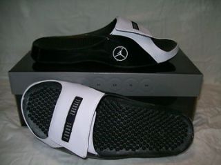   ALPHA FLOAT PREMIER sandal flip flop slide men size 9 black white