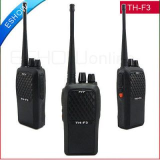 Walkie Talkie UHF 5W 128CH Handheld 2 Way Radio TH F3 Business Police 