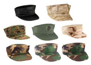   Fatigue Caps (Marine Corp Camouflage Hats, Military Utility Covers