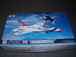 nib tamiya 1 48 f 16c thunderbirds 61102 w extras