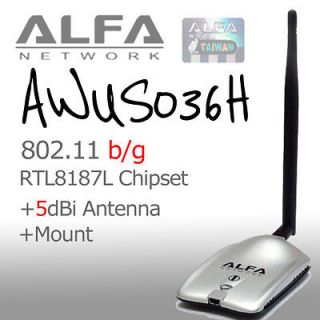 alfa awus036h usb wireless g wifi adapter 5dbi antenna realtek