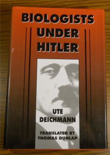biologists under hitler by ute deichmann 1996 hardcover time left