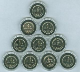 10 rcm canadian golf coin lot of 10 book value $ 200 00 from canada 