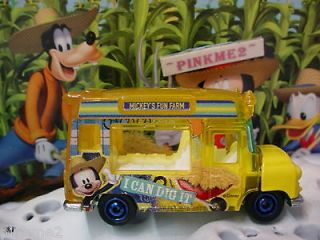 2012 Mickey Mouse Fun Farm★ICE CREAM VAN truck★Yellow★I CAN DIG 