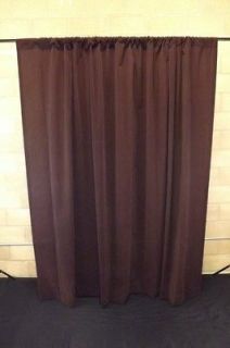 Brown Velvet Custom Made Panel Drape Art Gallery Wall Display Curtain 