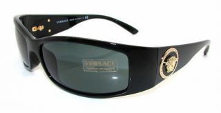 authentic versace black sunglasses 4205b gb1 87 new