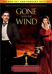 Gone With the Wind [Blu ray, 2010, 70th Anniversary Edition, All Star 