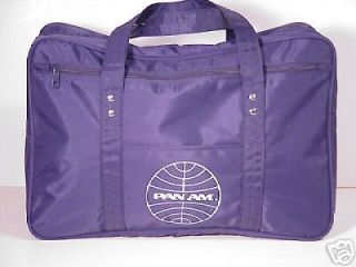 pan am logo never used large carry on bag time