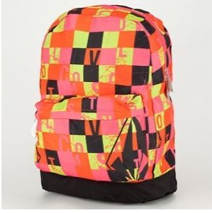 NEW VOLCOM 2 school 4 cool WOMENS TRAVEL BAG MULTI COLOR BACKPACK 