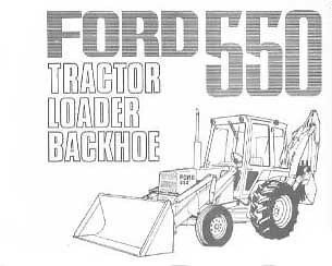 ford 455c 555c 655c loader backhoe manuals cd from canada