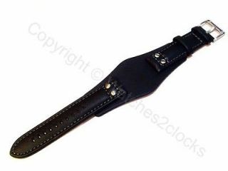 Fossil Black Leather Watch Strap For Fossil Watch Models CH2564 